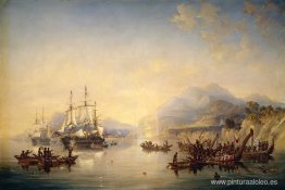 Erebus' y el 'Terror' en Nueva Zelanda, agosto de 1841 Erebus' y el 'Terror' en Nueva Zelanda, agosto de 1841