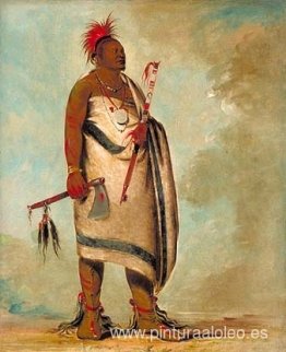 Shonka Sabe (Perro Negro). Jefe de la división Hunkah de la trib Shonka Sabe (Perro Negro). Jefe de la división Hunkah de la trib