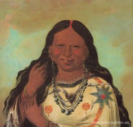 Kei-a-gis-gis, una mujer de las llanuras Ojibwa Kei-a-gis-gis, una mujer de las llanuras Ojibwa