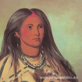 Sha-kó-ka (menta), una niña mandan Sha-kó-ka (menta), una niña mandan