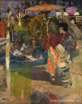 En un jardín japonés En un jardín japonés