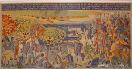 Decimus Iunius Brutus cerca del río Lima, tapiz Decimus Iunius Brutus cerca del río Lima, tapiz