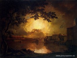 Fuegos artificiales en el Castel Sant' Angelo de Roma Fuegos artificiales en el Castel Sant' Angelo de Roma