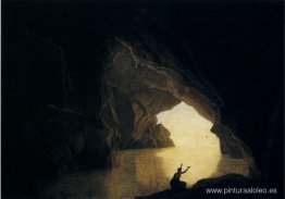 Una Gruta en el Golfo de Salerno, con la figura de Julia, dester Una Gruta en el Golfo de Salerno, con la figura de Julia, dester