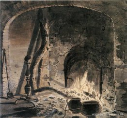 Un hogar abierto con fuego Un hogar abierto con fuego