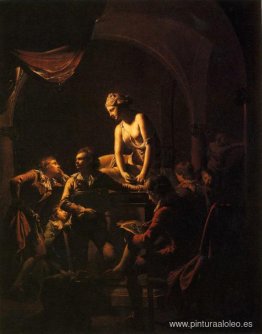 Una academia a la luz de una lámpara Una academia a la luz de una lámpara