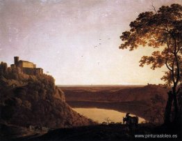 Vista del lago de Nemi Vista del lago de Nemi