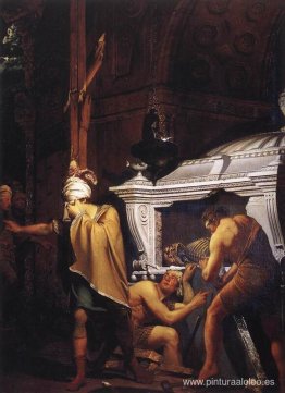 Miravan abriendo la tumba de sus antepasados Miravan abriendo la tumba de sus antepasados