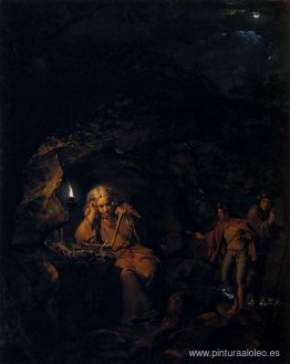 Un filósofo a la luz de una lámpara Un filósofo a la luz de una lámpara