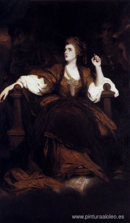 Retrato de la señora Siddons como la musa trágica Retrato de la señora Siddons como la musa trágica
