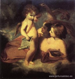 Venus reprende a Cupido por aprender a emitir cuentas Venus reprende a Cupido por aprender a emitir cuentas