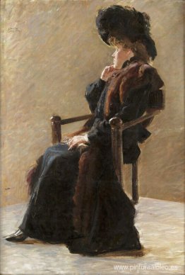 Retrato de una dama elegante Retrato de una dama elegante