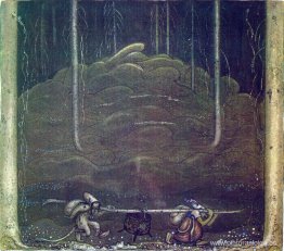 Cuando llegó la noche, la madre troll y el niño se escaparon de Cuando llegó la noche, la madre troll y el niño se escaparon de