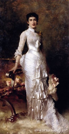 Belleza joven con un vestido blanco Belleza joven con un vestido blanco