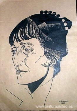 Retrato de la poeta Anna Ajmátova Retrato de la poeta Anna Ajmátova