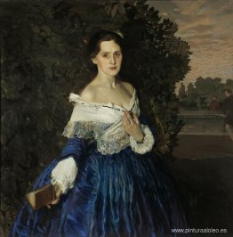 Dama de Azul. Retrato de la artista Yelizaveta Martynova Dama de Azul. Retrato de la artista Yelizaveta Martynova