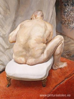 Vista posterior del hombre desnudo Vista posterior del hombre desnudo