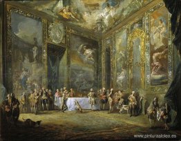 Cena de Carlos III ante la Corte Cena de Carlos III ante la Corte