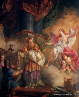 La visita del ángel a Zacarías La visita del ángel a Zacarías