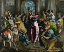 Cristo expulsando a los comerciantes del templo Cristo expulsando a los comerciantes del templo