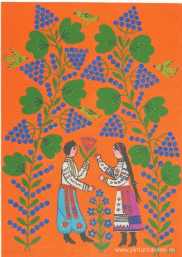 Vania le regala una flor a Halia Vania le regala una flor a Halia