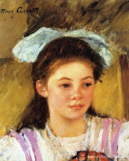 Ellen Mary Cassatt con un gran lazo en el pelo Ellen Mary Cassatt con un gran lazo en el pelo