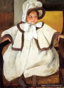 Ellen Mary Cassatt con una bata blanca Ellen Mary Cassatt con una bata blanca