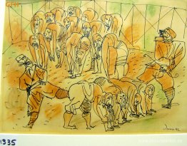 Abuso - Dos soldados nazis maltratando a judíos 1942 Abuso - Dos soldados nazis maltratando a judíos 1942