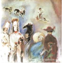 Escena con dos caras Escena con dos caras