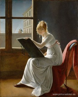 Dibujo de mujer joven Dibujo de mujer joven