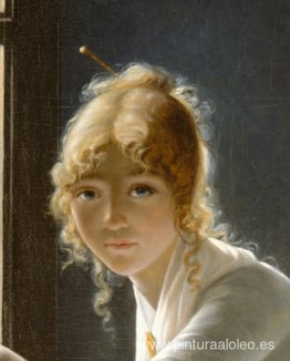 Dibujo de mujer joven (detalle) Dibujo de mujer joven (detalle)