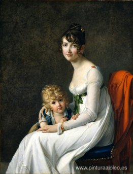 Madame Jeanne Desbassayns de Richemont y su hijo Eugène Madame Jeanne Desbassayns de Richemont y su hijo Eugène