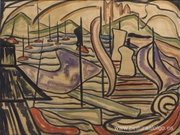 Escena del puerto Escena del puerto