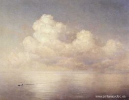 Nubes sobre un mar en calma Nubes sobre un mar en calma