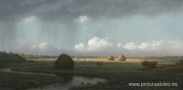 Lluvias repentinas, marismas de Newbury Lluvias repentinas, marismas de Newbury