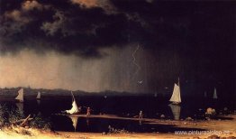 Tormenta en la Bahía de Narragansett Tormenta en la Bahía de Narragansett