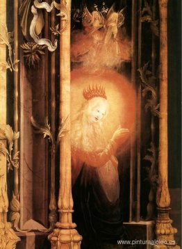La Virgen Iluminada (detalle del Concierto de Ángeles del Retabl La Virgen Iluminada (detalle del Concierto de Ángeles del Retabl