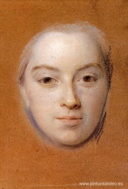 Estudio para retrato de mujer desconocida. Estudio para retrato de mujer desconocida.