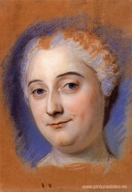 Estudio para retrato de mujer desconocida. Estudio para retrato de mujer desconocida.