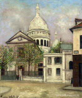 Iglesia de San Pedro y la cúpula del Sacre Coeur Iglesia de San Pedro y la cúpula del Sacre Coeur