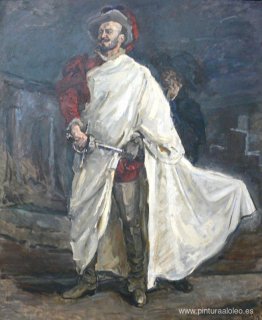 El cantante Francisco d'Andrade como Don Giovanni en la ópera de El cantante Francisco d'Andrade como Don Giovanni en la ópera de
