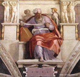 Techo de la Capilla Sixtina: El profeta Joel Techo de la Capilla Sixtina: El profeta Joel