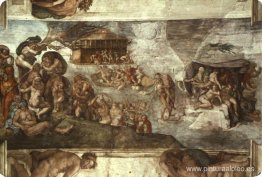 Techo de la Capilla Sixtina: El Diluvio Techo de la Capilla Sixtina: El Diluvio