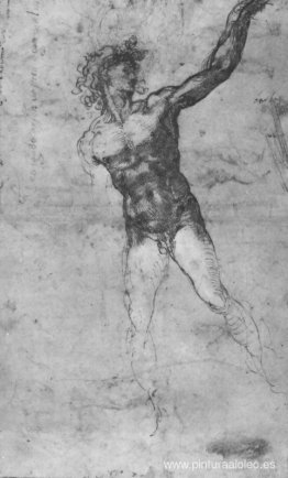 Boceto de un hombre desnudo (estudio para la "Batalla de Cascina Boceto de un hombre desnudo (estudio para la "Batalla de Cascina