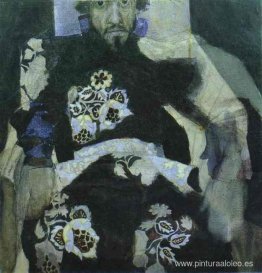 Un hombre con un traje ruso de estilo antiguo Un hombre con un traje ruso de estilo antiguo