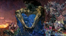 Demonio sentado Demonio sentado