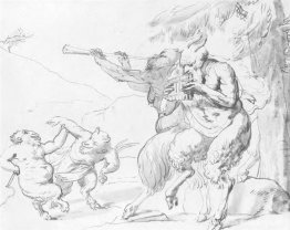 La familia de los sátiros La familia de los sátiros