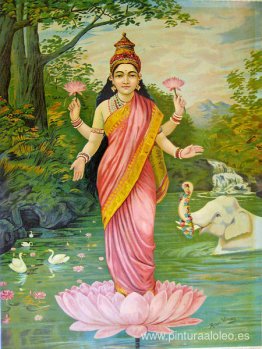 Lakshmi, la diosa de la riqueza Lakshmi, la diosa de la riqueza