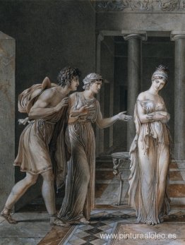 El encuentro de Orestes y Hermione El encuentro de Orestes y Hermione