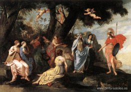 Minerva con las musas Minerva con las musas